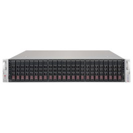 Super Micro CSE-216BE1C-R609JBOD Chasis Rack 2U Negro 24 Bahías 2.5 pulg. Hot-Swap