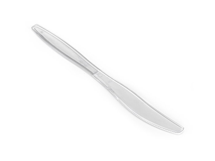Algon Set-100 Cuchillo Mediano Transparente 19.6 cm (10 Unidades)