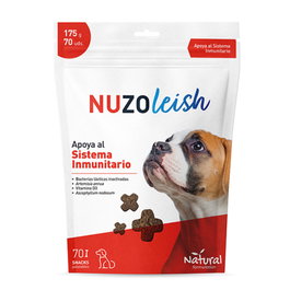 Nuzoleish Snack Postbiótico para Perros, 175 g, 70 unidades