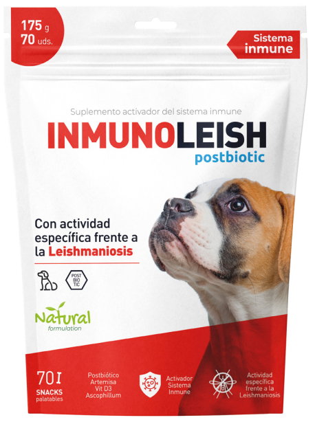 NUZOLEISH Inmunoleish Postbiotic Snack 175g 70 Ud NUZOLEISH Inmunoleish Postbiotic Snack 175g 70 Ud