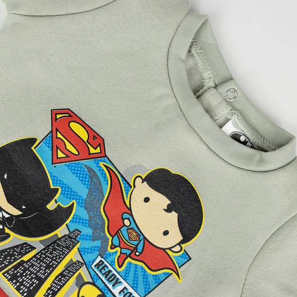 Cerdá Chandal Cotton Brushed 3 Piezas Justice League Talla 3-6 Meses