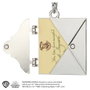 Harry Potter Llavero metálico Hogwarts Acceptance Letter