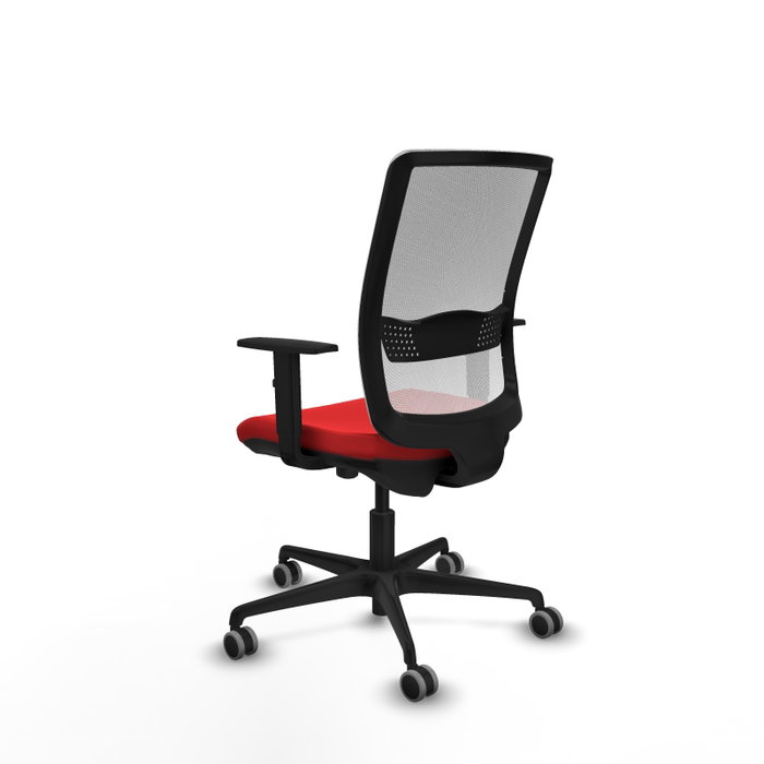 PIQUERAS Y CRESPO Silla de oficina Haches Rojo/Blanco PIQUERAS Y CRESPO Silla de oficina Haches Rojo/Blanco