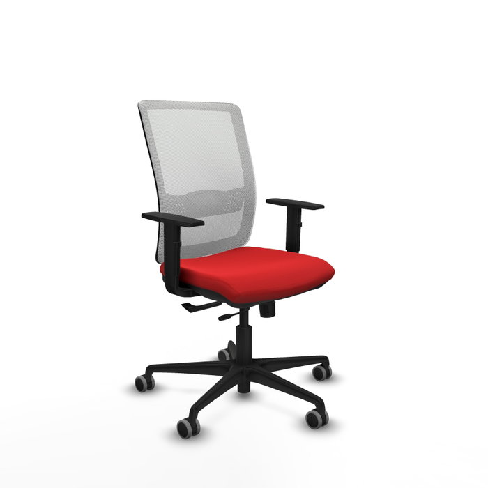 PIQUERAS Y CRESPO Silla de oficina Haches Rojo/Blanco PIQUERAS Y CRESPO Silla de oficina Haches Rojo/Blanco