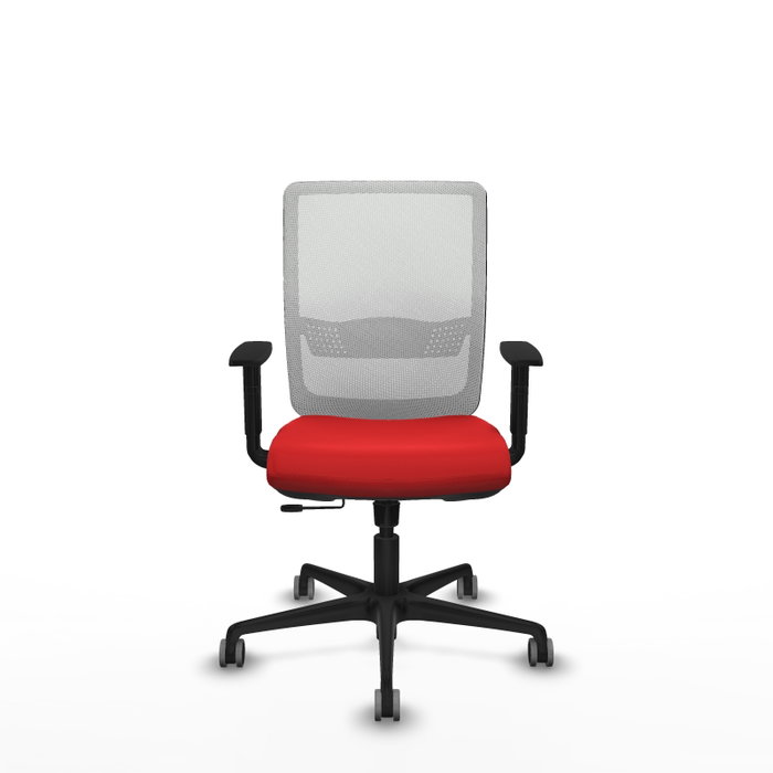 PIQUERAS Y CRESPO Silla de oficina Haches Rojo/Blanco PIQUERAS Y CRESPO Silla de oficina Haches Rojo/Blanco