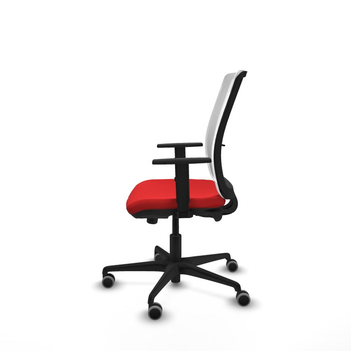 PIQUERAS Y CRESPO Silla de oficina Haches Rojo/Blanco PIQUERAS Y CRESPO Silla de oficina Haches Rojo/Blanco