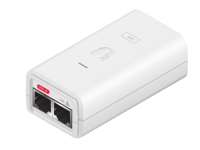 Ubiquiti POE-24-12W-G-WH Adaptador e inyector PoE Gigabit Ethernet 24 V Blanco