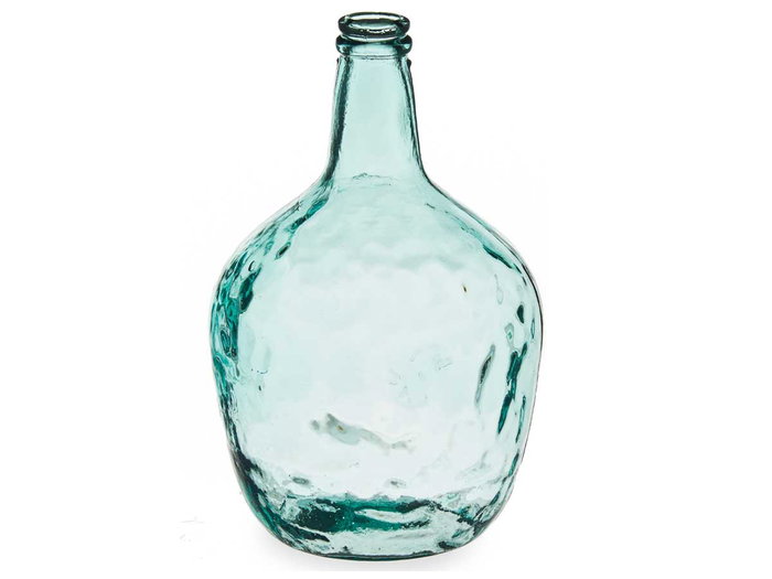 Giftdecor Botella Decorativa Vidrio Carafe 8L 23x36x23cm (Set de 2)
