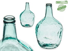 Giftdecor Botella Decorativa Vidrio Carafe 8L 23x36x23cm (Set de 2)