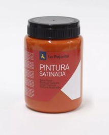La Pajarita Pintura Témpera Escolar Bote 35 mL Satinada Naranja L-06