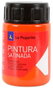 la Pajarita Pintura Témpera Escolar Satinada Naranja L-06
