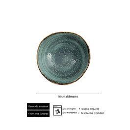 Summa Moon Turquoise Cazoleta Turquesa (Set de 6) de 16 cm