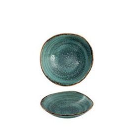 SUMMA Cazoleta Moon Turquesa 16 cm Diámetro x 4.5 cm Alto, Vitro Porcelana, Colección Moon, Turquoise (Set de 6)