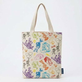 Cerdá Bolsa Shopping Pixar Diseño 1-Diseño 2 Blanco