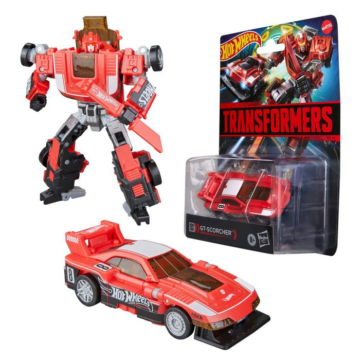 Hasbro Transformers x Hot Wheels GT-Scorcher Figura Transformable Hasbro Transformers x Hot Wheels GT-Scorcher Figura Transformable