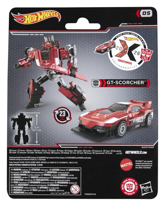 Hasbro Transformers x Hot Wheels GT-Scorcher Deluxe Class