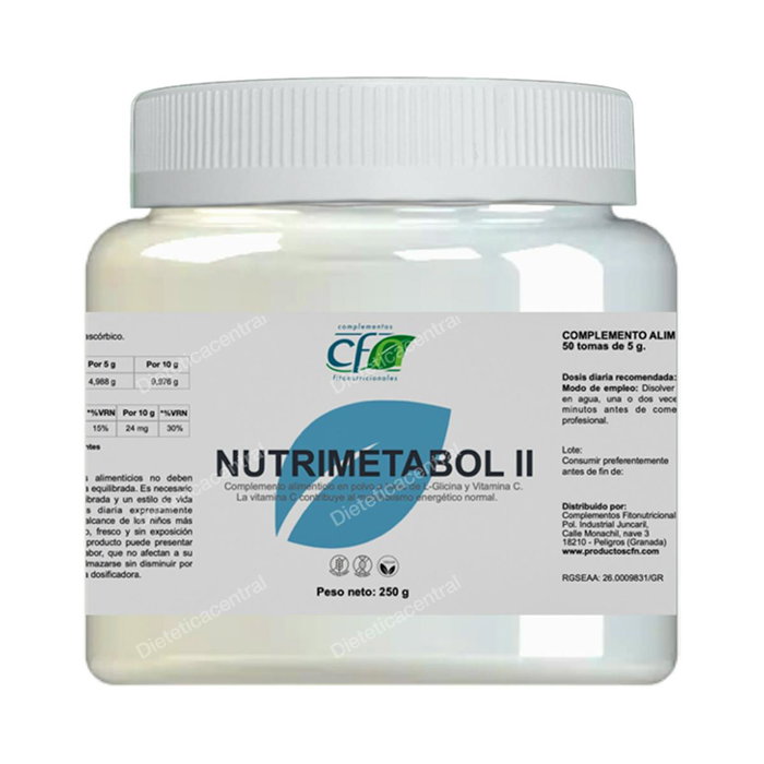 CFN Nutrimetabol II Bote 250grs Suplemento Nutricional CFN Nutrimetabol II Bote 250grs Suplemento Nutricional
