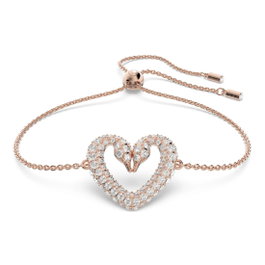 Swarovski Pulsera 5628658 con acabado chapado en oro rosa