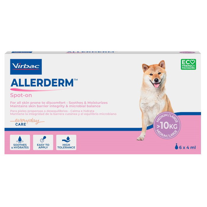 Virbac Allerderm Spot-on 4 ml para perros >10kg