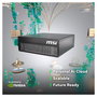MSI EdgeXpert NVIDIA Blackwell GB10 con 128 GB RAM y 4 TB SSD en color Negro/Gris