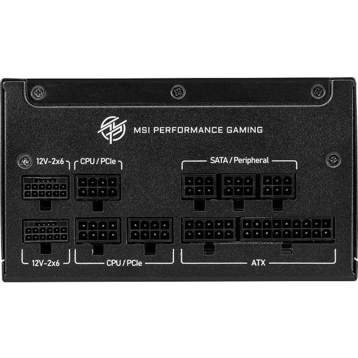 MSI MPG A1250GS PCIE5 Fuente de alimentación 1250 W Negro MSI MPG A1250GS PCIE5 Fuente de alimentación 1250 W Negro