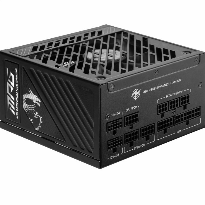 MSI MPG A1250GS PCIE5 Fuente de alimentación 1250 W Negro MSI MPG A1250GS PCIE5 Fuente de alimentación 1250 W Negro