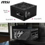 MSI MPG A1250GS PCIE5 Fuente de alimentación 1250 W Negro