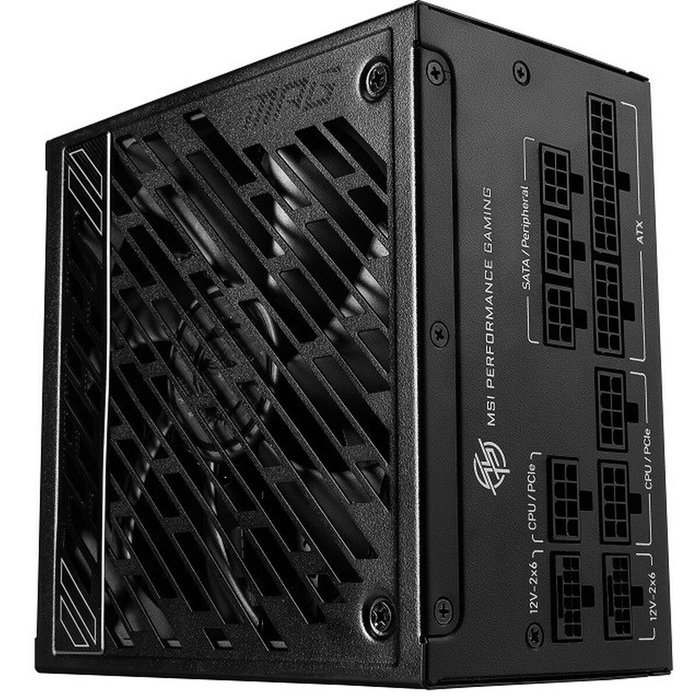 MSI MPG A1250GS PCIE5 Fuente de alimentación 1250 W Negro MSI MPG A1250GS PCIE5 Fuente de alimentación 1250 W Negro