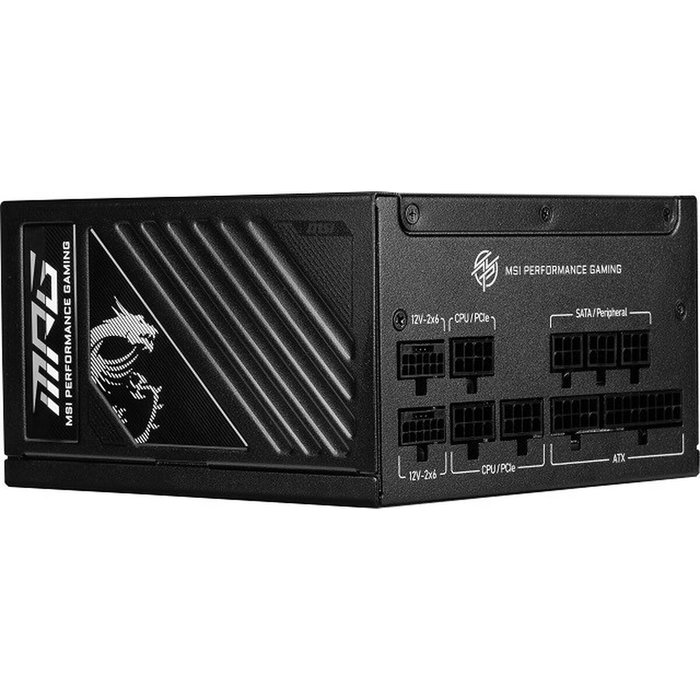 MSI MPG A1250GS PCIE5 Fuente de alimentación 1250 W Negro MSI MPG A1250GS PCIE5 Fuente de alimentación 1250 W Negro