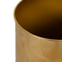 S/2 Maceteros Dorado Metal Decoración 28 X 24 X 71,30 cm