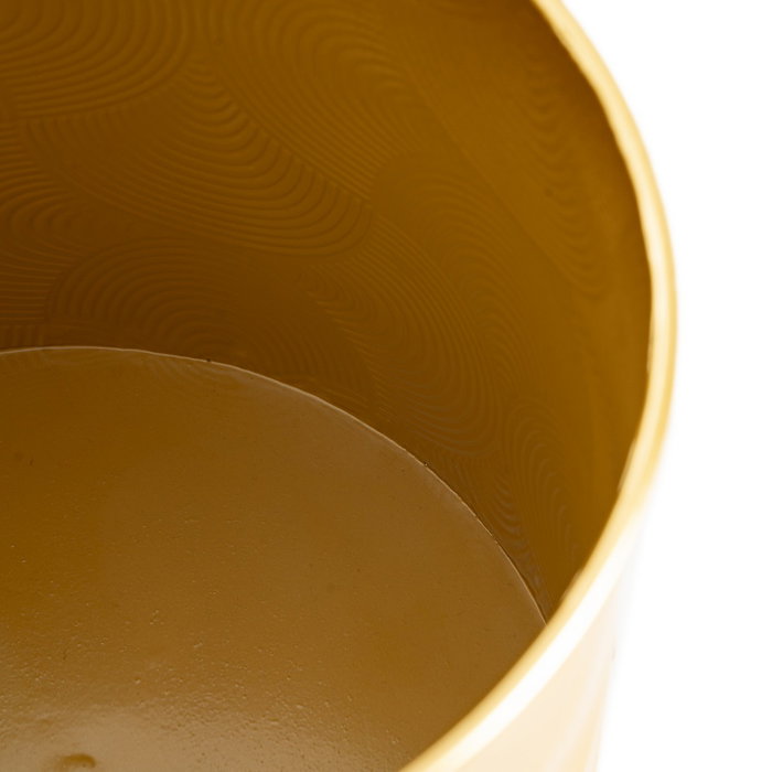 S/2 Maceteros Dorado Metal Decoración 28 X 24 X 71,30 cm