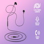 NGS Cross Drift Black Auriculares Intrauditivos con Micrófono