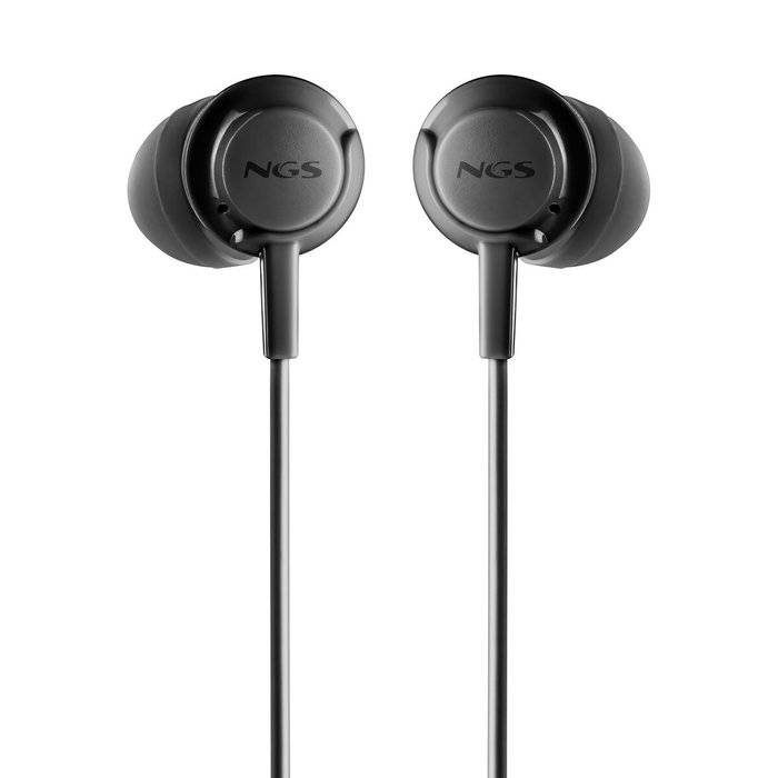NGS Cross Drift Black Auriculares Intrauditivos con Micrófono