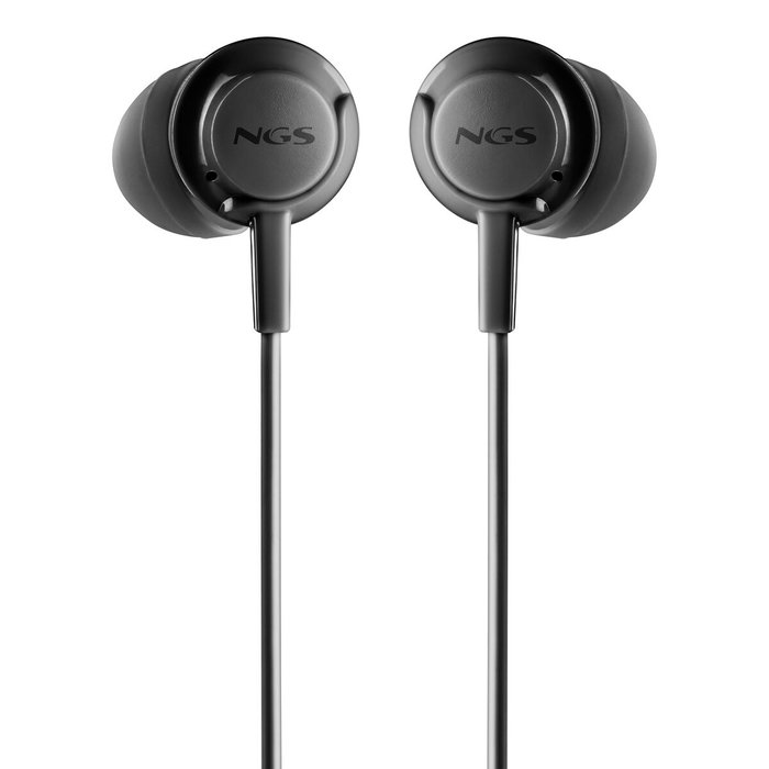 NGS Cross Drift Black Auriculares Intrauditivos con Micrófono