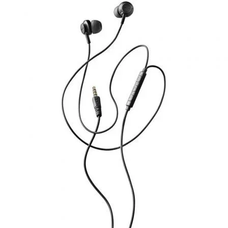 NGS CROSSDRIFTBLACK Auriculares Intrauditivos con Micrófono y Jack 3.5mm Negros