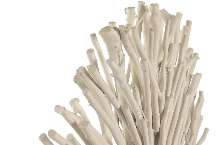 DKD Home Decor Árbol de Madera Blanco 50x10x63 cm