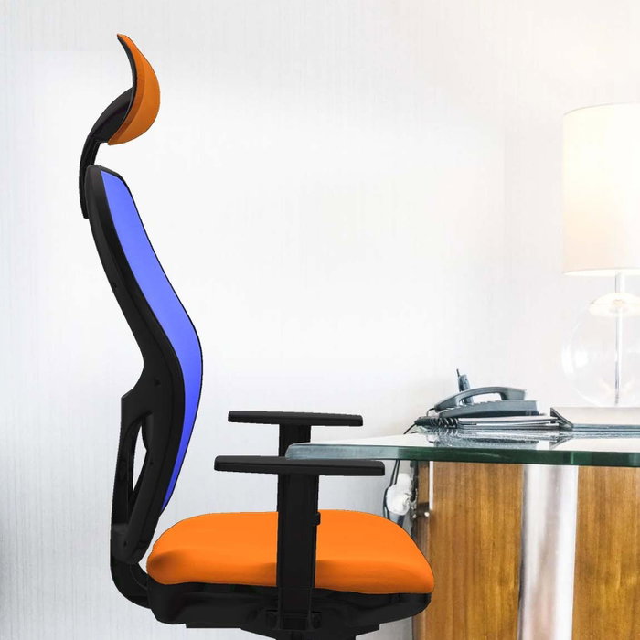 PIQUERAS Y CRESPO Silla de oficina Jorquera con mecanismo Sincro, Marrón oscuro y Negro PIQUERAS Y CRESPO Silla de oficina Jorquera con mecanismo Sincro, Marrón oscuro y Negro