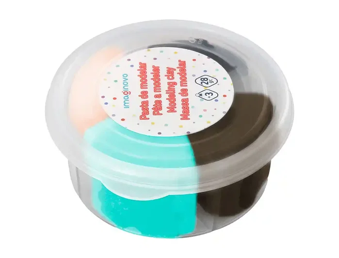 Imaginovo Pasta para modelar set de colores surtidos con instrucciones tortuga