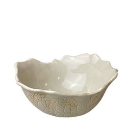 Summa Bol Huevo de Gres, Diámetro 20.5 cm x Alto 12 cm, Modelo Daterra, para Vajilla