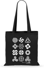 CAMPO DAS REDES Bolsa Trisceles Galician Art Negro