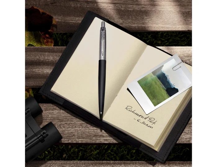 Parker Jotter XL Negro Mate Acero Inoxidable Tinta Azul M