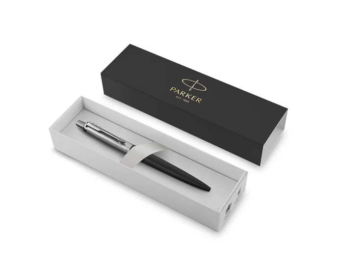 Parker Jotter XL Negro Mate Acero Inoxidable Tinta Azul M