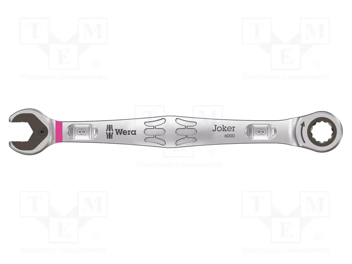 WERA Joker 6000 Llave plana-estriada con trinquete 8mm WERA Joker 6000 Llave plana-estriada con trinquete 8mm