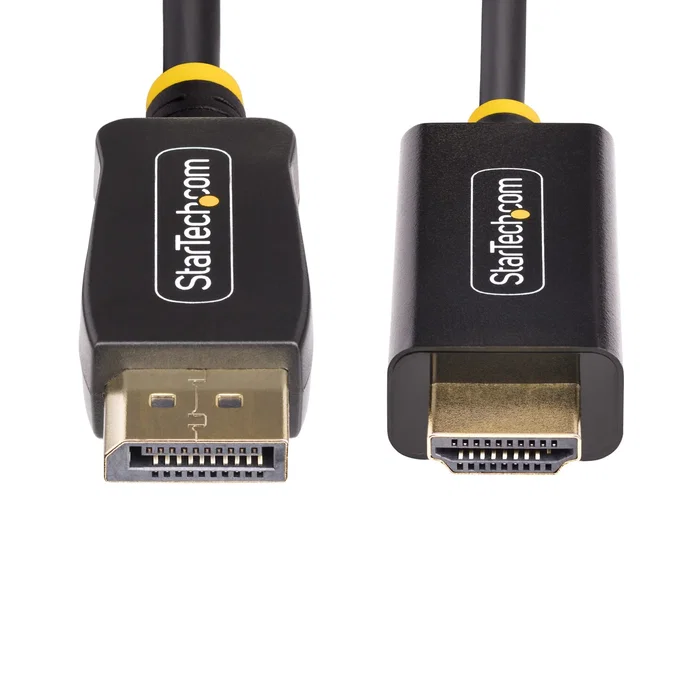 StarTech Cable Adaptador DisplayPort Macho a HDMI Macho Activo 4m 4K60Hz HDR StarTech Cable Adaptador DisplayPort Macho a HDMI Macho Activo 4m 4K60Hz HDR