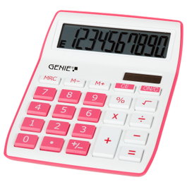 GENIE Calculadora de mesa 840P rosa