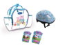 Darpeje Casco con Protecciones (52/56 cm) y Mochila Peppa Pig para Niños y Niñas