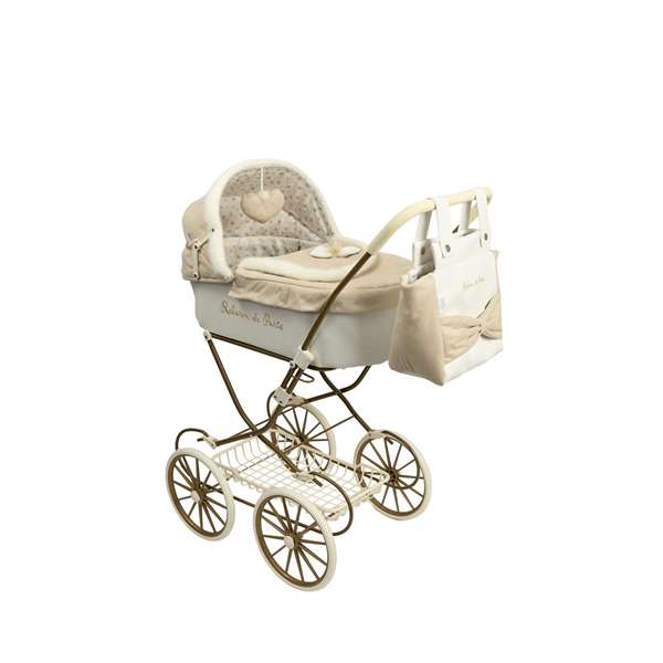 Muñecas Arias Coche Capota Reborn De Paris con Bolso