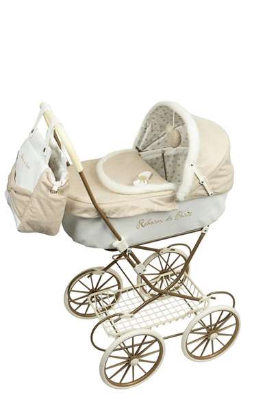 Muñecas Arias Coche Capota Reborn De Paris con Bolso