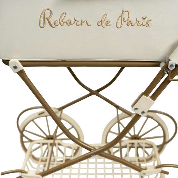 Muñecas Arias Coche Capota Reborn De Paris con Bolso