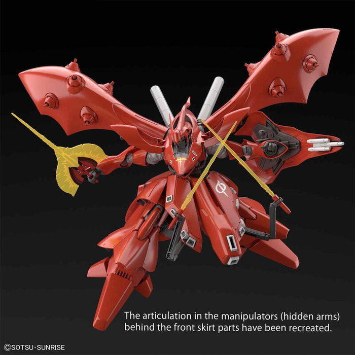 BANDAI HOBBY Nightingale Mobile Suit Gundam: Char's Counterattack-Beltorchika's Children Model Kit Escala 1/144 BANDAI HOBBY Nightingale Mobile Suit Gundam: Char's Counterattack-Beltorchika's Children Model Kit Escala 1/144